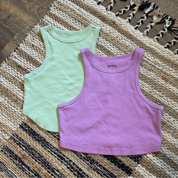American Eagle Outfitters Tops - ☾ AE cropped tank top bundle